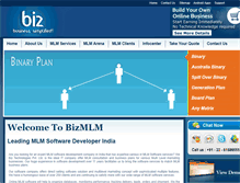 Tablet Screenshot of bizmlm.in